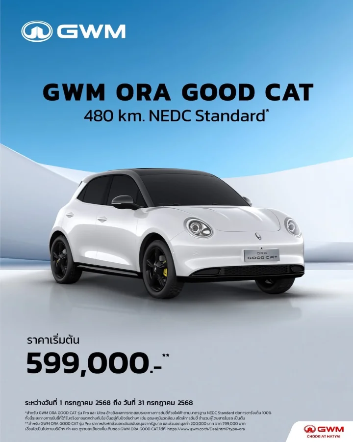 แคมเปญ Good Cat รุ่น Pro และ Ultra 1 ก.ค. - 31 ก.ค. 68