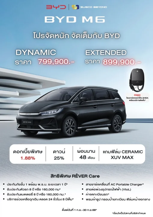 โปรโมชัน ฺBYD M6