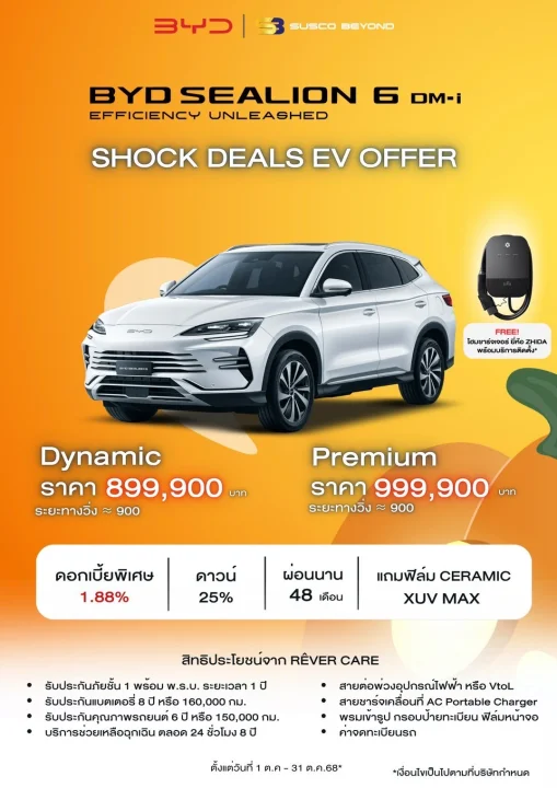 โปรโมชัน BYD Sealion 6 DM-i
