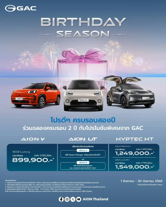 Birthday Season โปรดีๆ ครบรอบสองปี